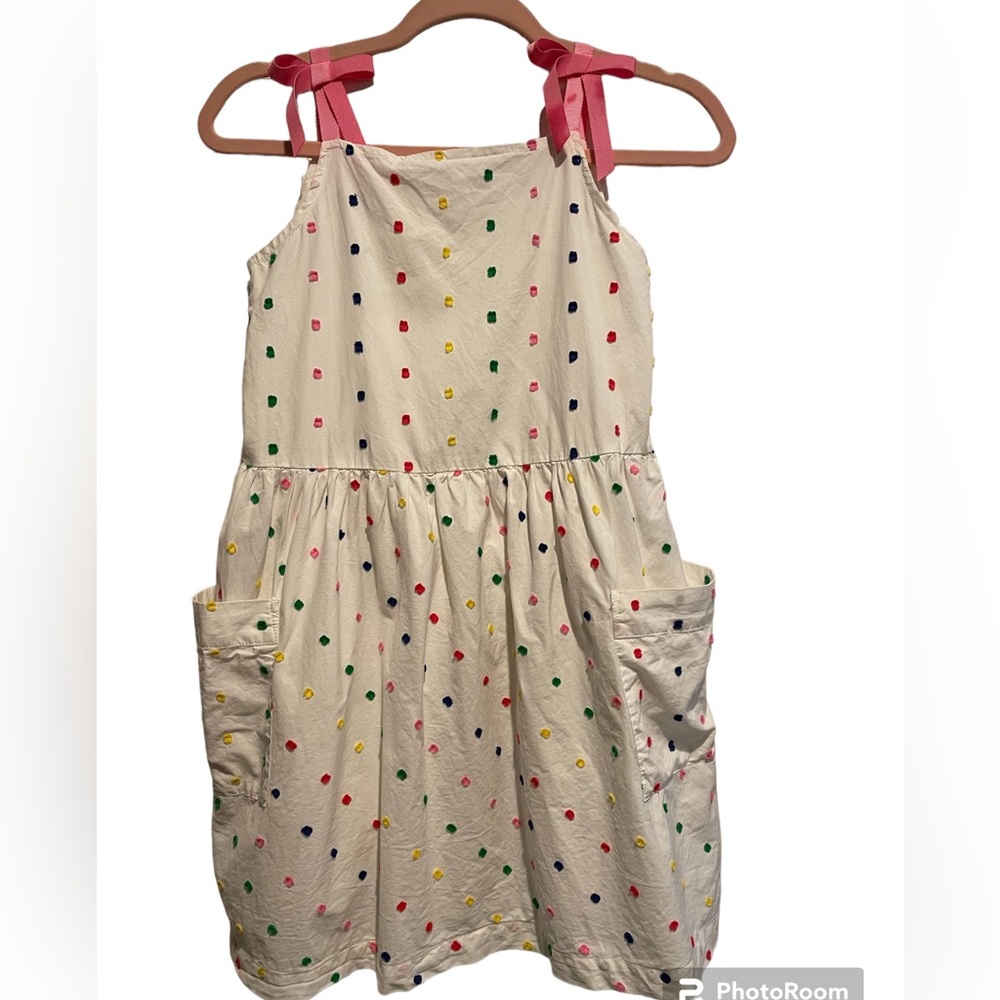 Hanna Andersson Girls Polka Dot Dress, size 10